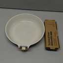 SENSARTE Nonstick Ceramic Frying Pan Skillet, 9.5 Inch Omelet Pan, Healthy Non Toxic Chef Pan, Induction Compatible Egg Pan with Heat Resistant Handle, PFAS-Free (White)