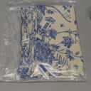 AnyDesign Blue and White Table Runner 13 x 72 Inch Monochrome Sketch Birds Flower Table Cover Retro Floral Kitchen Dining Table Decoration for Home Party Restaurant Decor Supplies