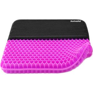 Plus Size Gel Seat Cushion for Long Sitting, Extra Large and Thick Pressure Relief Seat Cushion for Back, Hip, Sciatica, Tailbone Pain, Use for The Office, Wheelchair, Car, Trip, Recliner.(Rose Pink) Plus Size Gel Seat Cushion for Long Sitting, Extra Large and Thick Pressure Relief Seat Cushion for Back, Hip, Sciatica, Tailbone Pain, Use for The Office, Wheelchair, Car, Trip, Recliner.(Rose Pink)