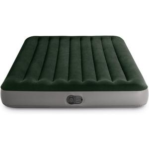 Intex 66103WL 10in Queen Durabeam Prestige Air Mattress Bed with Internal Fastfill USB Powered Pump
