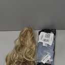 FESHFEN Ponytail Extensions, Long Claw Clip in Ponytail Hairpiece Synthetic Pony Tails Hair Piece Natural Wavy Hairpieces for Women, 20 inch Dirty Blonde