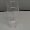 Shihanee 108 Pcs Pillar Candles and Glass Cylinder Vases Clear Cylinder Holders for Slim Pillar Candles Table Decorations, Total 54 Sets (White, 108 Pcs)