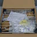 Roxibelt R1 Clothes Rack Heavy Duty, Clothing Racks for Hanging Clothes, Garment Rack with Storage Shelves, Small Coat Rack Freestanding for Entryway, Hallway, Bedroom, Max Load 448 Lbs, White