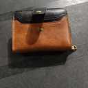 GAEKEAO Small Wallet for Women Leather RFID Blocking Bifold Zipper Pocket Credit Card Holder Card Case Wallets with ID Window, Black&Brown