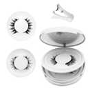 Magnetic Eyelashes with Applicator, Reusable Magnet Eyelashes without Eyeliner Natural Look No Glue or Liner Needed