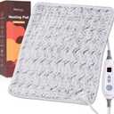 Bearhug XL Electric Heating Pad 20''x24'' Double-Sided Faux Fur Heated Pad, 6 Heat Levels, 2H Auto-Off, Moist & Dry Heat Therapy for Back Pain Relief, Machine Washable, ETL Certified, Gift Box (Dreamy Milky Way)