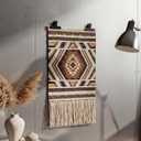 Lounsweer 12 Pack Large Magnetic Tapestry Hangers Heavy Duty Magnetic Quilt Hangers for Wall Display Clamps Rack Mount for Tapestry Blankets, Rugs, Tapestries and Other Textile