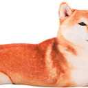 3D Shiba Inu Dog Shape Throw Pillow Animal Pillow Cushion