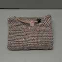 VFSHOW Womens Work Business Front Zipper A-Line Dresses 3/4 Sleeve Office Church Fit and Flare Skater Swing Knee Length Dress (Pink Tweed)