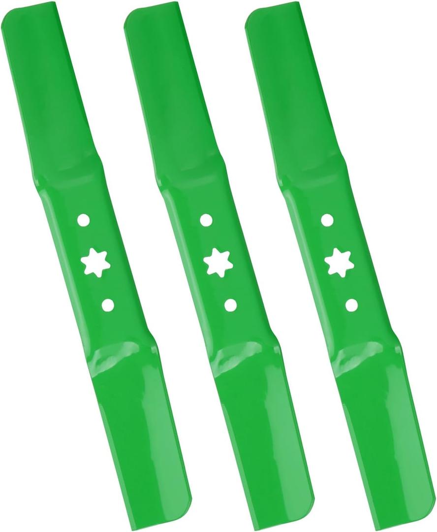 942-05056A 6 Star Mower Blades for Cub Cadet Enduro XT1 XT2 RZT ZT1 ZT2 54 Troy Bilt Mustang XP 54 TB 2454 Craftsman Z6600 Z6900 54 Inch Deck Zero Turn Mower Replace 942-05056 742-05056/3 Pack