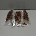 Kameinike #30 Brown Deep Wave Bulk Human Hair for Boho Braids, 3 Bundles/Pack 150g 22 Inch No Weft 12A Curly for Human Braiding Hair Extensions