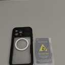 Lanhiem Magnetic for iPhone 16 Pro Max Case, IP68 Waterproof Dustproof Case, [Compatible with Magsafe] [Built-in Screen Protector] Full Body Heavy Duty Rugged Phone Cover 6.9 inch, Black/Clear