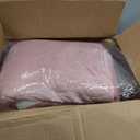 Twin Electric Blanket 62"x84" Heating Blanket Twin, Wheat Pattern Ultra-Soft Flannel & Thick Sherpa with 5 Heat Settings & 10 Hour Auto Shut-Off, ETL & FCC Certified, Machine Washable Home Use, Pink