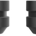 Bluetooth Speaker, Bone Conduction Portable Wireless Speaker with Louder Volume, Crystal Clear Sound, Rich Bass, Mini Music Player for Home, Outdoor, Party Pack of 2 (Black)
