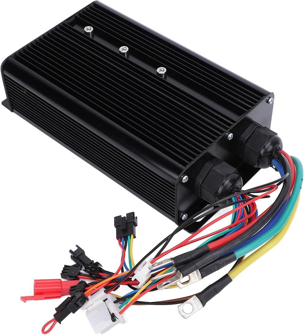 Electric Bikes Controller, Electric Bikes Controller 72V 80A 5000W Aluminium Alloy Electric Scooter Speed Motor Controller for Electric Bikes