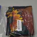 Fall Shower Curtains for Bathroom, Pathway in The Woods Autumn Tree Pumpkin Harvest Thanksgiving Shower Curtain, Cloth Fabric Bath Decor Set with Hooks, 71 x 71 Inch (Gold)