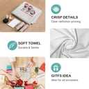 Christmas Wine Kitchen Towels, Funny Wine Gifts Dish Towels Tea Towels for Kitchen, Gifts for Wine Lovers Hand Towels for Bathroom, Wine Gifts for Women Men, Wine Kitchen Decor, 16x24 Inch