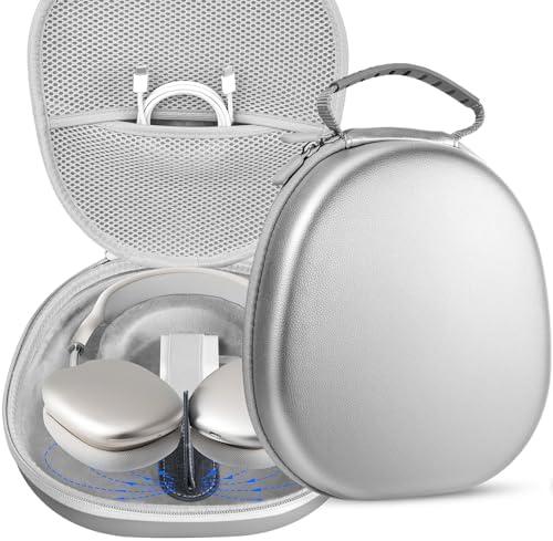 Joyleop for AirPods Max Case - Sleep Mode Support, No More Headphone Unresponsive by Case, Hard Organizer for Travel, Sliver