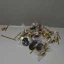 Taper Candle Holders Bulk, Set of 24 Brass Gold Vintage Candle Sticks Holder Decor Home Decor Centerpieces for Table Festive Wedding Decorations