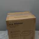 Silonn Nugget Ice Maker Countertop, Pellet Ice Machine with Self-Cleaning Function, Sonic Ice Maker Produces 33lbs of Chewable Ice in 24 Hours, Ideal for Home Kitchen and Office (Stainless Steel)