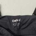 Oalka Sports Bra Womens Longline Padded Crop Tank Yoga Bras Workout Fitness Top (Medium, Black)