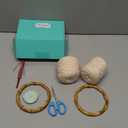 ACRNIGHEET Crochet Bag Kit for Adults Oat Colored Handbag Crochet Kit for Beginners Tote Bag Starters Set DIY Craft Making Kit with Step-by-Step Instructions and Video Guidance