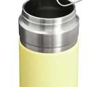 Stanley Quick Flip GO Water Bottle 24 oz | Push Button Lid | Leakproof and Packable for Travel and Sports | Insulated Stainless Steel | BPA-Free | Pomelo