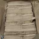 DURO Dubl Life SOS Large Brown Paper Lunch Bags Size #12, Blank Recycled Kraft Paper Sacks for Kids Snacks, Sandwich, Arts & Crafts Projects, Grocery Food To-Go and Retail - 500 Count