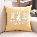 3 x 6 Sheets Easter Iron on Patches Decals Easter Eggs Bunny Designs Heat Transfer Stickers Happy Easter Vinyl Stickers Cartoon Cute Rabbit Iron on Appliques for Clothing T-Shirt Clothes DIY Decorations