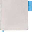 Fromthenon A5 Premium Fabric Cover for Refillable Notebook Planner [A5 Cover Only] (Light Pink)