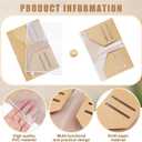 Travelers Journal Notebook Accessories Kit Include Travel Kraft File Folder, Zipper Case, Pen Holder, Binder Clip and Elastic Bands Travel Accessories Supplies(2 Pack,Passport Size)