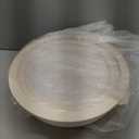 COOK WITH COLOR Mixing Bowls with Lids - 12 Piece Plastic Nesting Bowls Set includes 6 Prep Bowls and 6 Lids, Microwave Safe Mixing Bowl Set, Cream Embossed