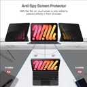 DIEBI 1 Pack Privacy Screen Protector for Samsung Galaxy Tab S10 Plus/S9 Plus/S9 FE Plus/S7 FE 5G/S8 Plus 12.4'', 1 Pack Privacy Tempered Glass for Samsung Galaxy Tablet S10+/S9 Plus/S7 FE