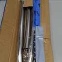 AmazerBath 20-84 Inches Arched Curved Shower Curtain Rod, Heavy Duty Shower Rod Rust Proof Bathroom Curtain Rod, Adjustable Telescoping Design Easy Segmented Installation, Need to Drill, Black