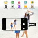 256GB USB Flash Drive for Phone and Pad, Photo Stick High Speed External USB Thumb Drives Photo Storage Memory Stick for Save More Photos and Videos (Black, 256GB)