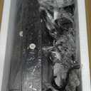 Evermagin 29" Coat Rack Wall Mount with Shelf, 4 in 1 Wall Mounted Coat and Key Hanger with 11 Hooks, Entryway Key Holder with Mail Holder for Living Room, Bedroom, Black