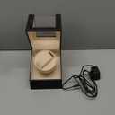 Automatic Single Watch Winder for Automatic Watches,Rotating Watch Case with Japanese Quiet Motor，AC Adapter or Battery Powered