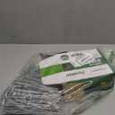 AMAGABELI GARDEN & HOME 6 Inch 200 Pack Galvanized Landscape Staples 11 Gauge Anti-Rust Heavy Duty Garden Staples Plant Cover Stakes U-Shaped Sod Pins Ground Fence Stakes for Weed Barrier Fabric