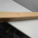 UNISHADES Blackout Cordless Bamboo Roman Shades 34 3/4×64 in Papara Carbon