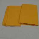 MIULEE Pack of 2 Outdoor Waterproof Pillow Covers with Wide Edge Decorative Square Solid Color Couch Pillow Covers for Patio Tent Bed Sofa Living Room 18x18 Inch Yellow