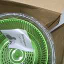 Large Salad Spinner with Lid, 5 Qt Capacity, Manual Vegetable Dryer with Double-Lock Handle, Quick and Easy Multi-Use Lettuce Spinner, Vegetable Dryer, Fruit Washer