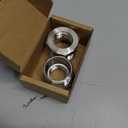 1" Male to 1/2" NPT Female Hex Bushing Reducer, 304 Stainless Steel NPT Reducing Adapter Pipe Fitting, Heavy Duty Pipe Hex Bushing for Reducing Pipe (1” MNPT x 1/2” FNPT)