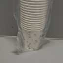 Crisky 300 Pack 5oz Paper Disposable Bathroom Cups Small Mouthwash, Elegant Floral Design, Hot/Cold Beverage Coffee, Dessert for Birthday Parties, Home-use, Picnics, Ceremonies