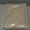 Harmony Cotton Spa and Massage Table Blankets by Body Linen. 100% Cotton, 66 by 90 Inches. Soft, Warm and Stylish. Machine Washable. Two Tone Knit Pattern, Tan and Natural.