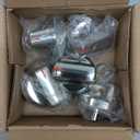 atgestore DG94-02141A DG94-02141C Stove Knob Replacement for Samsung Stove Parts NX58M6630SS/AA NX58M6630SG/AA Samsung Assembly Gas Range Knobs Oven Knobs Cooktop Burner Control Knobs 5 Pcs