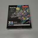 36 Colors Acrylic Paint Markers Pens Set Dual Tip with Fine and Brush for Paper Metal Rock Wood Plastic Canvas Ceramics DIY Crafts Drawing Art Supplies