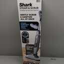 Shark Steam & Scrub Steam Mop, All-in-One Scrubbing and Sanitizing Hard Floor Cleaner, LED Headlights, 4 Dirt Grip Soft Scrub Pads Included, XL Water Tank, Swivel Steering, Hawaiian Grey, S8001