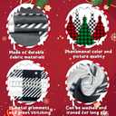 Christmas Shower Curtain for Bathroom, Cute Fabric Xmas Shower Bathtub Window Curtains Sets with 12 Hooks for Kids Waterproof Bathroom Decoration Supplies 72x72in