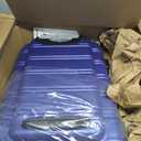 Rockland Melbourne Hardside Expandable Spinner Wheel Luggage, Carry-On 20", Blue