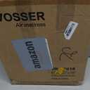 Air Mattress Queen with Built in Pump,18'' Inflatable Mattress 2 Mins Self-Inflation/Deflation,Thicker Blow up Mattress Leak-Proof,Flocked Top Air Bed with Storage Bag for Home, Camping & Guests (Grey)